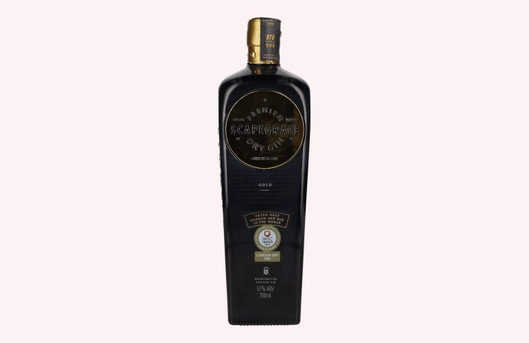 Scapegrace GOLD Premium Dry Gin 57% Vol. 0,7l