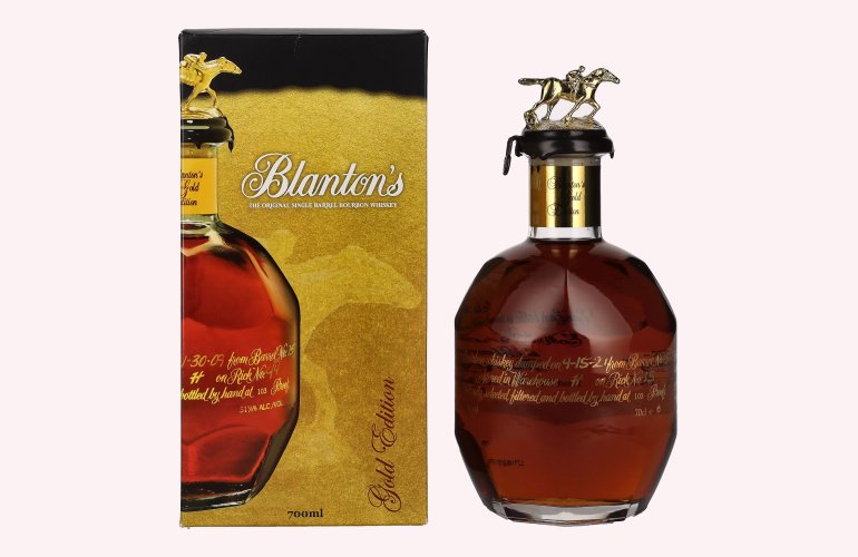 Blanton's GOLD EDITION The Original Single Barrel Bourbon Whiskey 51,5% Vol. 0,7l in geschenkverpakking