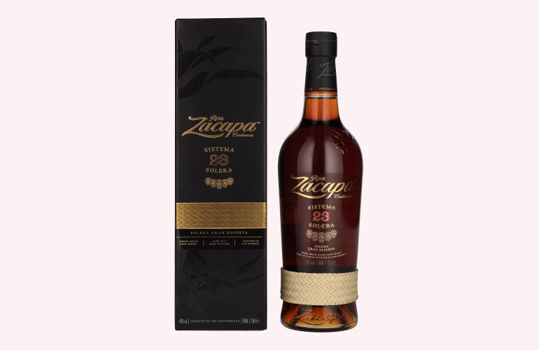 Ron Zacapa Centenario 23 SISTEMA SOLERA Gran Reserva 40% Vol. 0,7l en boîte cadeau