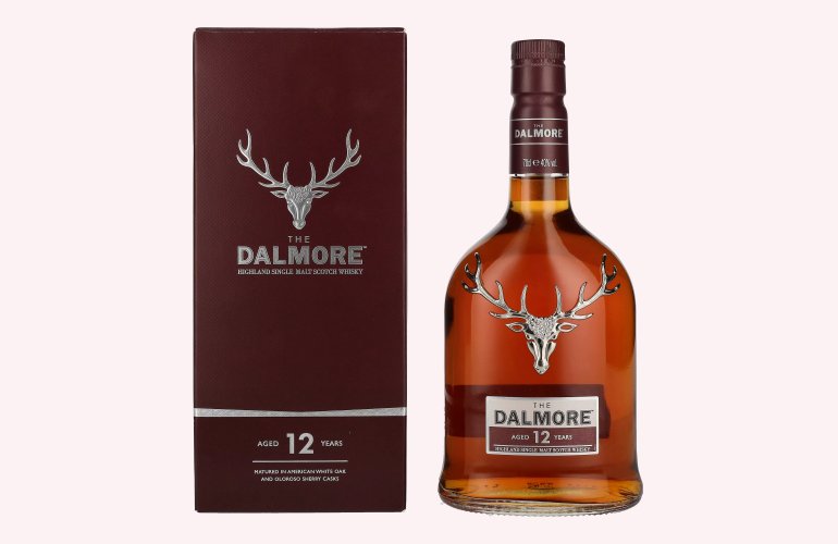 The Dalmore 12 Years Old Highland Single Malt Scotch Whisky 40% Vol. 0,7l in geschenkverpakking