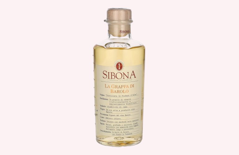 Sibona La Grappa di BAROLO 40% Vol. 0,5l