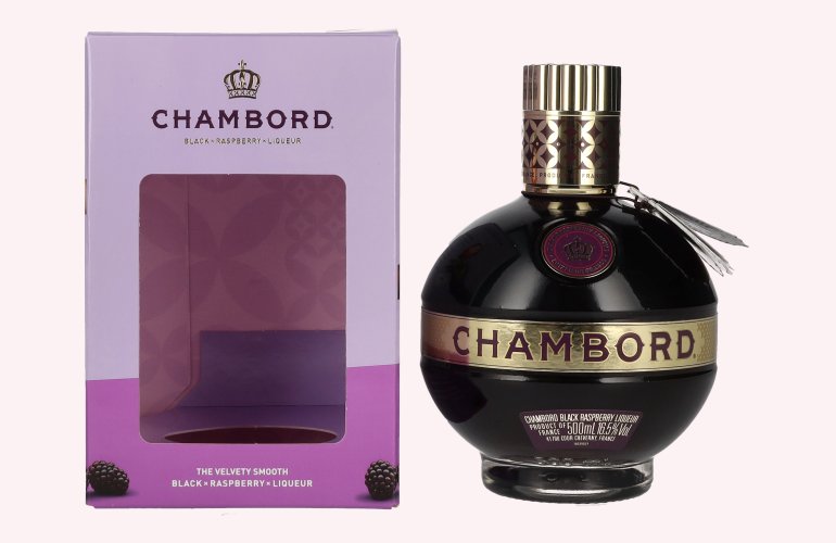 Chambord Black Raspberry Liqueur 16,5% Vol. 0,5l en boîte cadeau