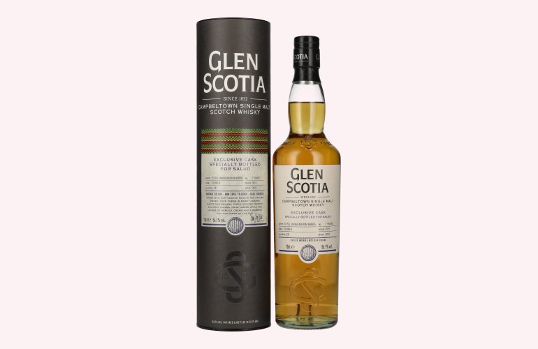 Glen Scotia 7 Years Old Single Malt Scotch Whisky 56,1% Vol. 0,7l in geschenkverpakking