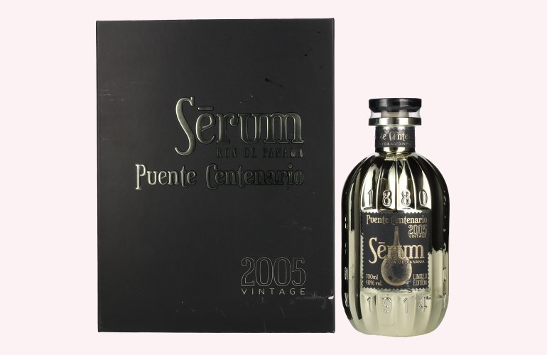 SeRum Puente Centenario Vintage 2005 40% Vol. 0,7l en boîte cadeau