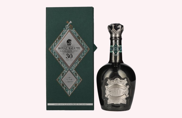 Royal Salute 30 Years Old KEY TO THE KINGDOM Blended Scotch Whisky 40% Vol. 0,5l en boîte cadeau