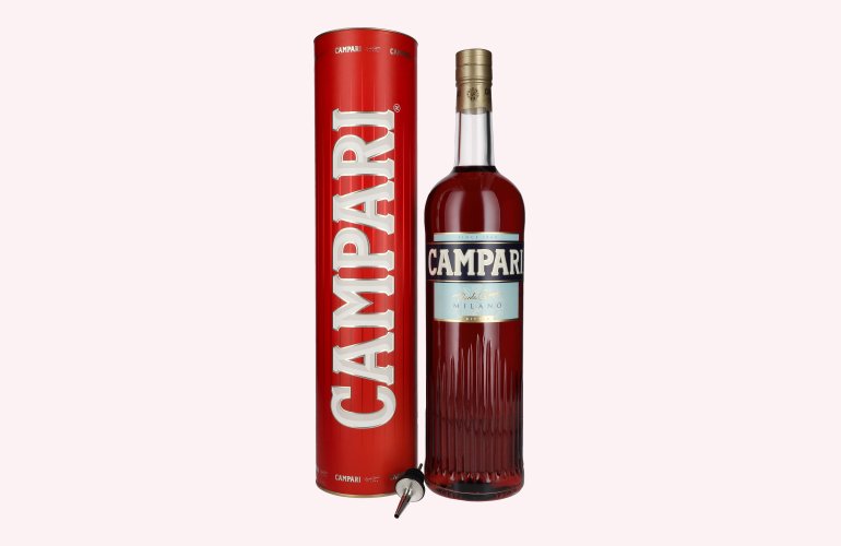 Campari Bitter 25% Vol. 3l in geschenkverpakking met Uitloop