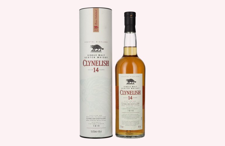 Clynelish 14 Years Old Single Malt 46% Vol. 0,7l en boîte cadeau