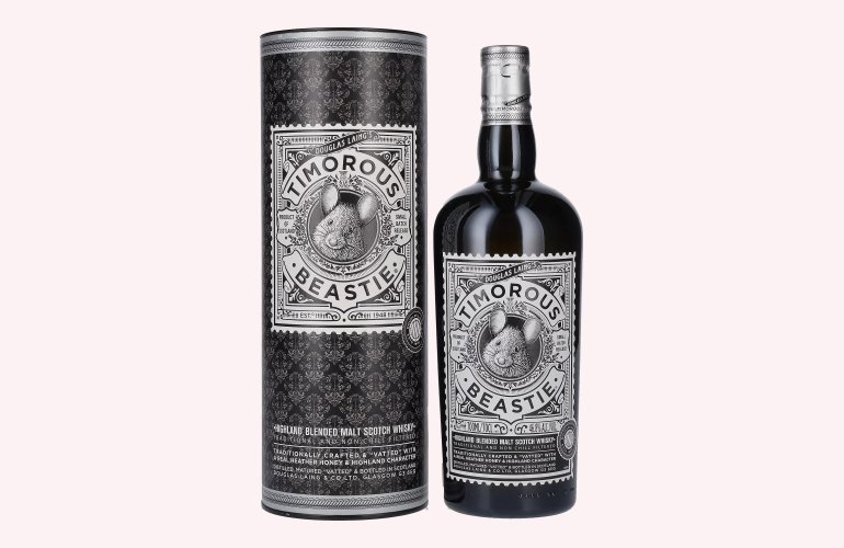 Douglas Laing TIMOROUS BEASTIE Highland Blended Malt 46,8% Vol. 0,7l en boîte cadeau