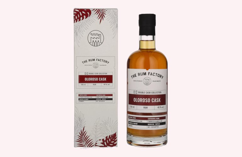 The Rum Factory Double Cask Collection OLOROSO CASK 45% Vol. 0,7l en boîte cadeau