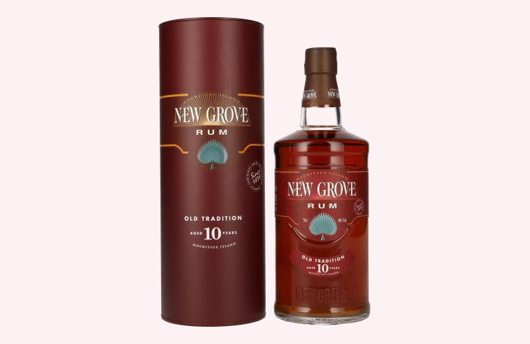 New Grove OLD TRADITION 10 Years Old Mauritius Island Rum 40% Vol. 0,7l en boîte cadeau