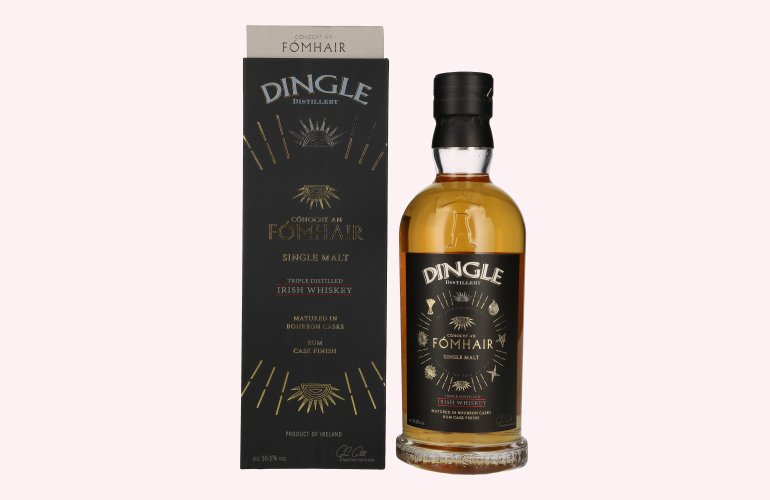 Dingle CÓNOCHT AN FÓMHAIR Single Malt Irish Whiskey Triple Distilled 50,5% Vol. 0,7l en boîte cadeau