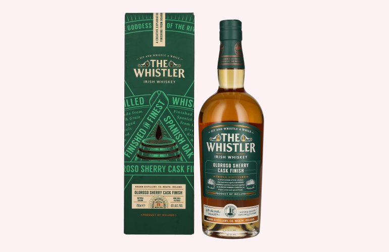 The Whistler Irish Whiskey OLOROSO SHERRY CASK FINISH 43% Vol. 0,7l in geschenkverpakking