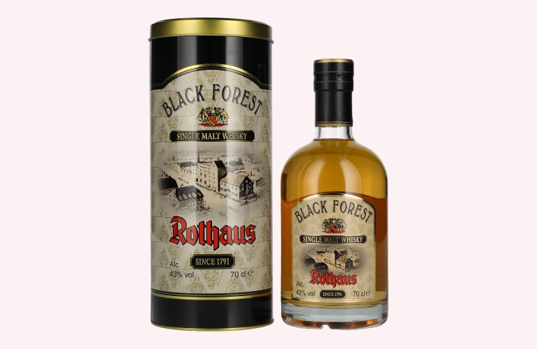 Black Forest Rothaus Single Malt Whisky Edition No. 14 43% Vol. 0,7l in Tinbox