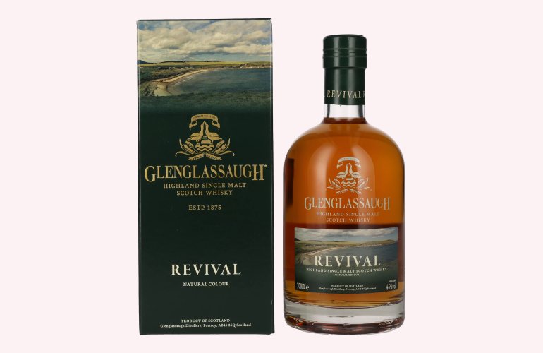 Glenglassaugh REVIVAL Highland Single Malt Scotch Whisky 46% Vol. 0,7l en boîte cadeau