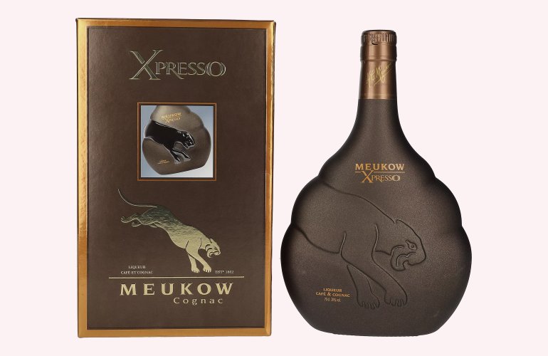 Meukow Xpresso Café & Cognac Liqueur 20% Vol. 0,7l in geschenkverpakking