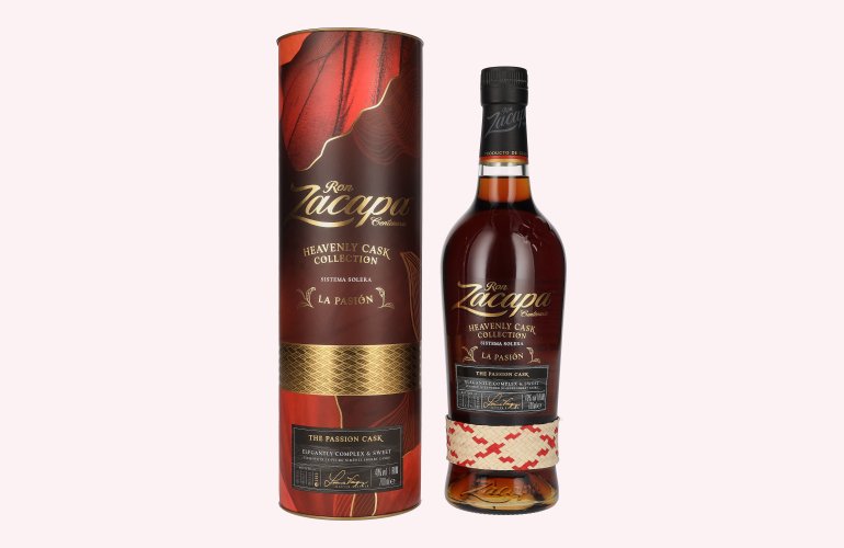 Ron Zacapa Centenario SISTEMA SOLERA La Pasión Heavenly Cask Collection 40% Vol. 0,7l en boîte cadeau