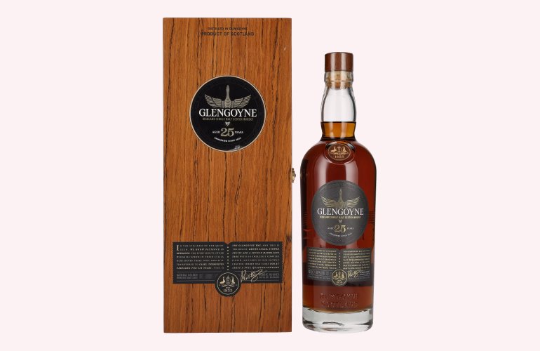 Glengoyne 25 Years Old Highland Single Malt 48% Vol. 0,7l in Holzkiste