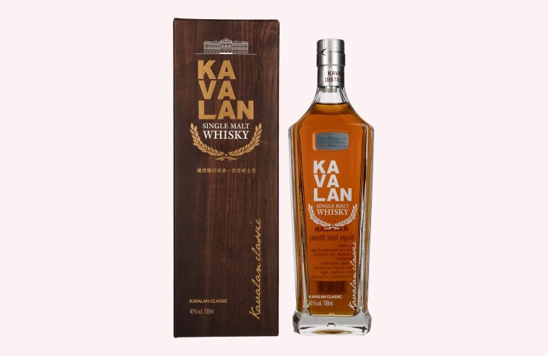 Kavalan Classic Single Malt Whisky 40% Vol. 0,7l in geschenkverpakking