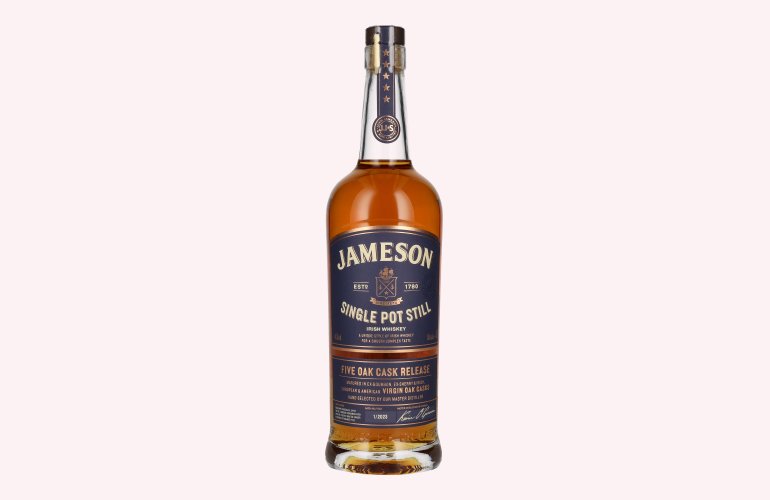 Jameson Single Pot Still Irish Whiskey Five Oak Cask Release 46% Vol. 0,7l