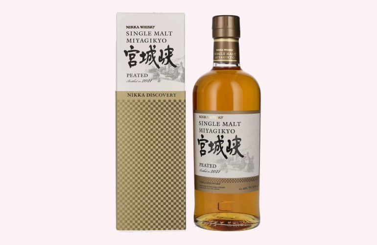 Nikka Miyagikyo Peated Single Malt Whisky 2021 48% Vol. 0,7l en boîte cadeau