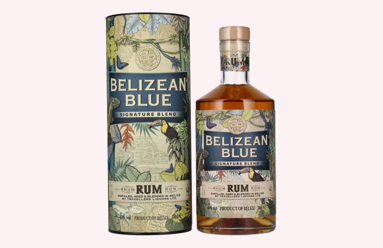 Belizean Blue SIGNATURE BLEND Rum 40% Vol. 0,7l in Geschenkbox