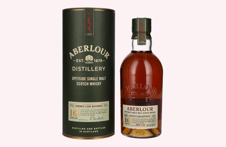 Aberlour 16 Years Old DOUBLE CASK MATURED 43% Vol. 0,7l en boîte cadeau