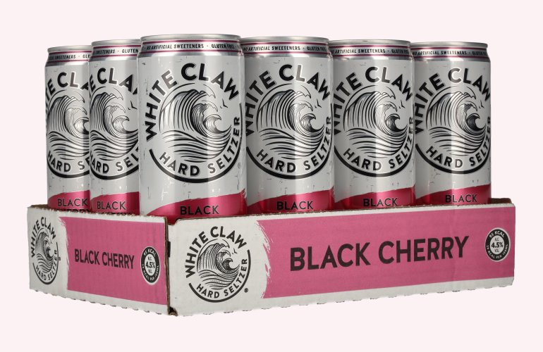 White Claw Hard Seltzer Black Cherry 4,5% Vol. 12x0,33l Dosen