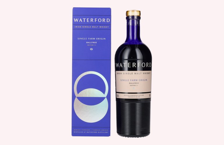 Waterford Single Farm Origin BALLYROE Irish Single Malt Edition 1.1 50% Vol. 0,7l en boîte cadeau