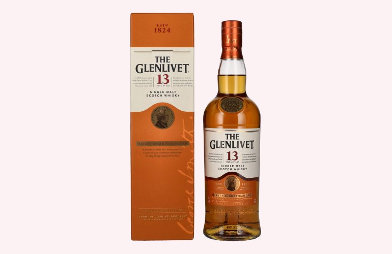 The Glenlivet 13 Years Old FIRST FILL AMERICAN OAK 40% Vol. 0,7l in geschenkverpakking