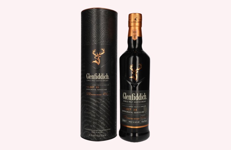 Glenfiddich PROJECT XX Experimental Series #02 Single Malt Scotch Whisky 47% Vol. 0,7l in Giftbox