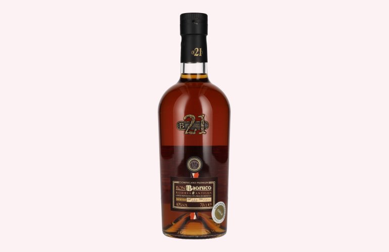 Ron Baoruco 21 Años Reserva Antigua Dominicano Premium 40% Vol. 0,7l