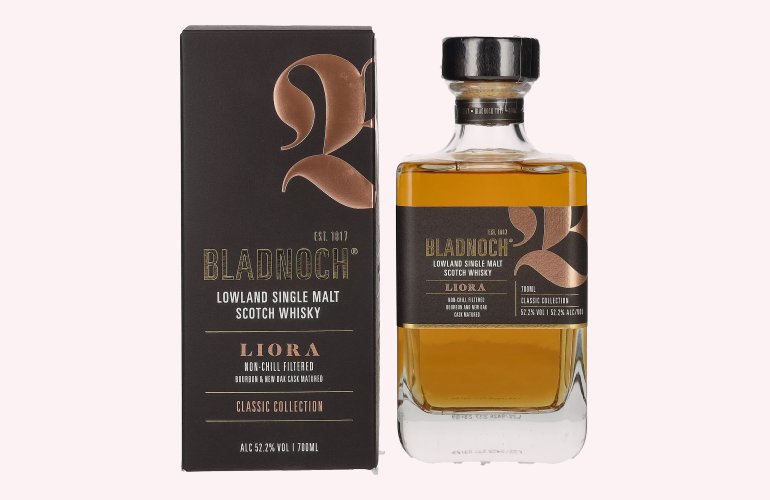 Bladnoch LIORA Lowland Single Malt Scotch Whisky 52,2% Vol. 0,7l in geschenkverpakking