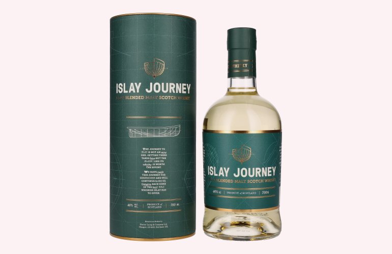 Hunter Laing ISLAY JOURNEY Islay Blended Malt 46% Vol. 0,7l en boîte cadeau