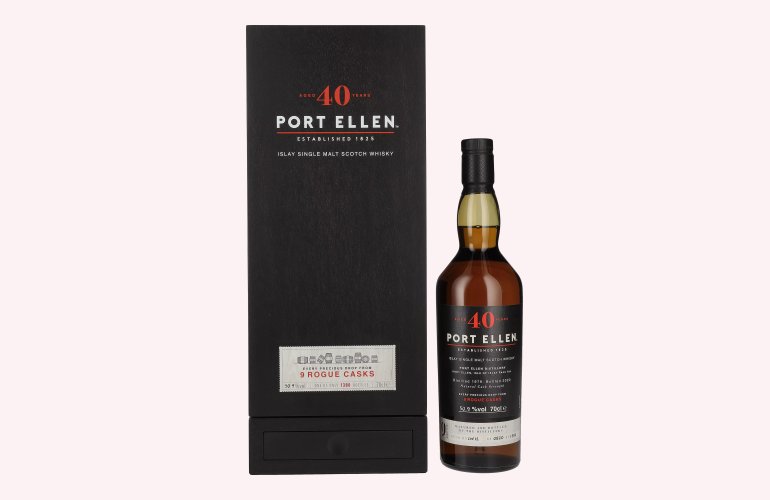 Port Ellen 40 Years Old 1979/2020 9 Rogue Casks 50,9% Vol. 0,7l en boîte cadeau