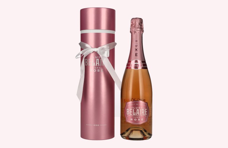 Luc Belaire Rare LUXE Rosé 12,5% Vol. 0,75l en boîte cadeau