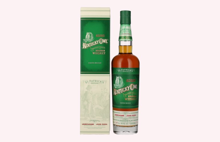 Kentucky Owl Bourbon Whiskey ST. PATRICK'S EDITION 50% Vol. 0,7l en boîte cadeau