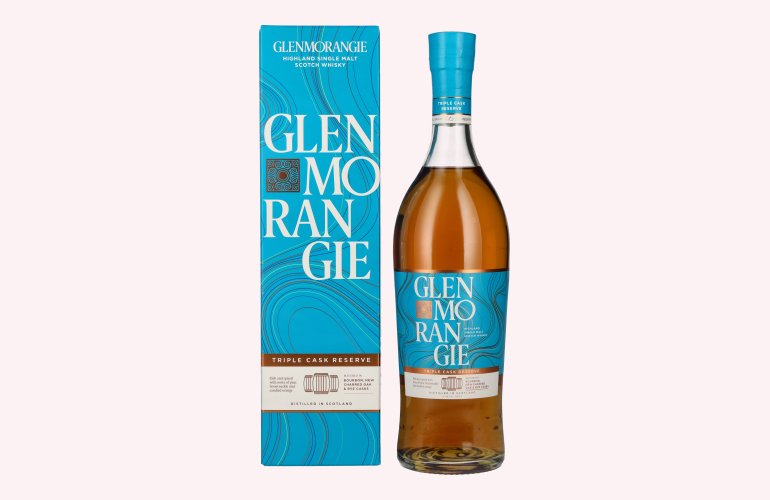 Glenmorangie Triple Cask Reserve Highland Single Malt 40% Vol. 0,7l in geschenkverpakking