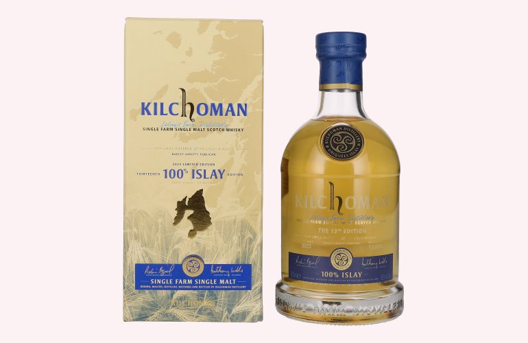 Kilchoman 100% Islay The 13th Edition 2023 50% Vol. 0,7l in geschenkverpakking