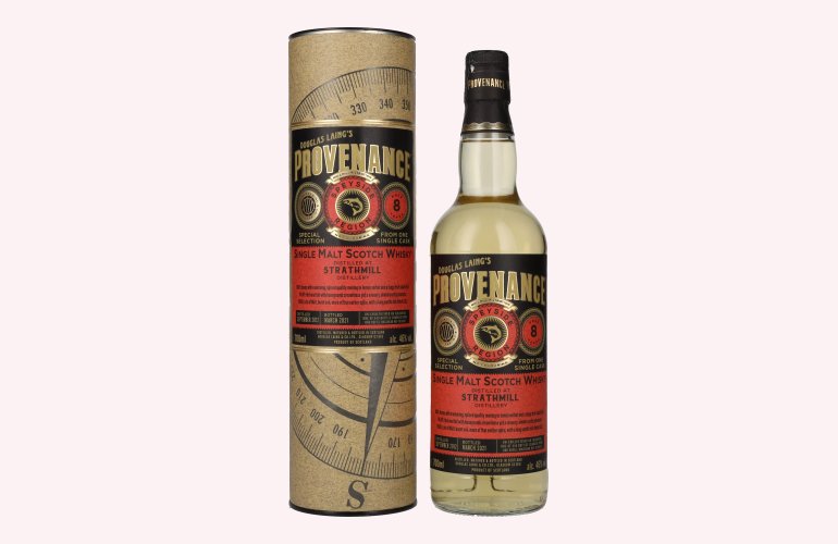 Douglas Laing PROVENANCE Strathmill 8 Years Old Single Cask Malt 2012 46% Vol. 0,7l in geschenkverpakking