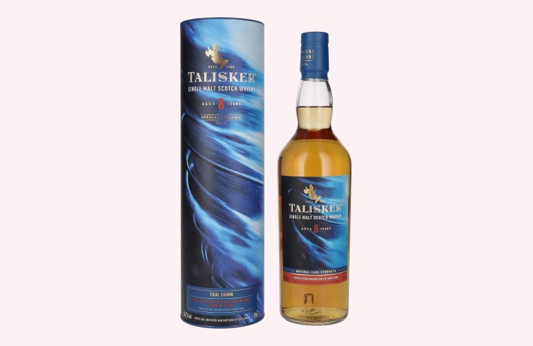 Talisker 8 Years Old Tidal Churn Single Malt Special Release 2024 58,7% Vol. 0,7l en boîte cadeau