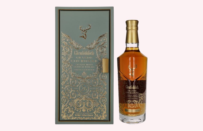 Glenfiddich 26 Years Old GRANDE COURONNE 43,8% Vol. 0,7l en boîte cadeau