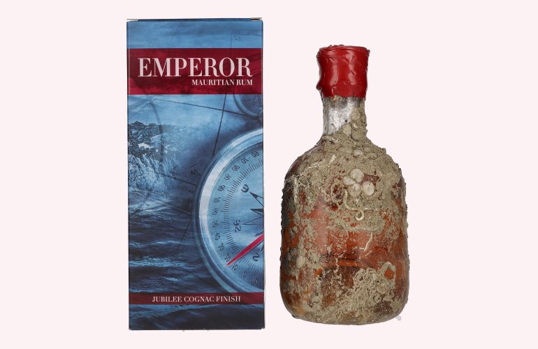 Emperor Mauritian Rum DEEP BLUE Jubilee Cognac Finish 40% Vol. 0,7l in geschenkverpakking