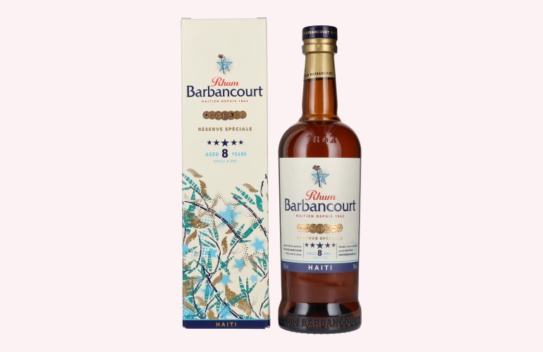 Barbancourt 8 Years Old Réserve Spéciale Haiti Rhum 43% Vol. 0,7l in geschenkverpakking