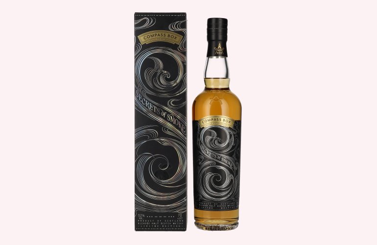 Compass Box SECRETS OF SMOKE Blended Malt Scotch Whisky 52% Vol. 0,7l en boîte cadeau