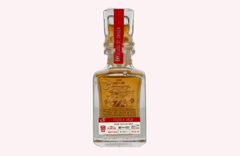 Gran Cava de Oro Tequila AÑEJO 100% de Agave Azul 40% Vol. 0,05l