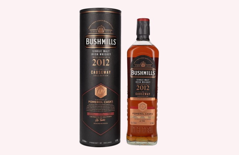 Bushmills THE CAUSEWAY COLLECTION Single Malt Pomerol Casks 2012 54,2% Vol. 0,7l in geschenkverpakking