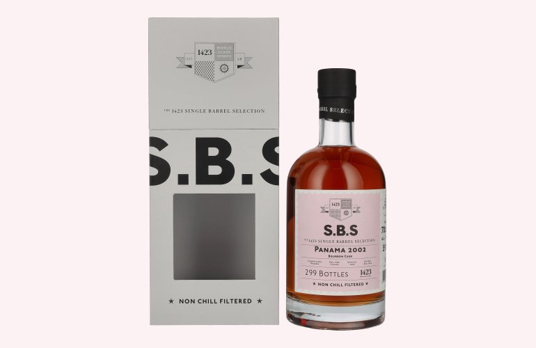 1423 S.B.S PANAMA Bourbon Cask 2002 59% Vol. 0,7l en boîte cadeau