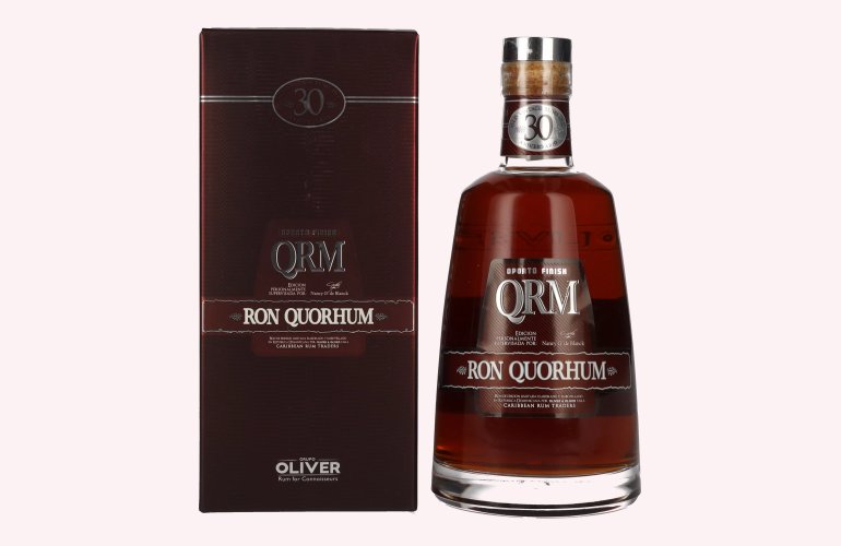 Ron Quorhum 30 Aniversario Oporto Finish 40% Vol. 0,7l en boîte cadeau