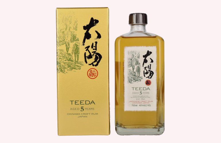 Teeda 5 Years Old Japanese Craft Rum 40% Vol. 0,7l en boîte cadeau