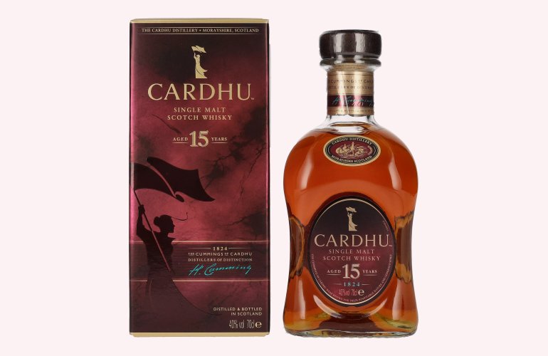 Cardhu 15 Years Old Single Malt Scotch Whisky 40% Vol. 0,7l in geschenkverpakking